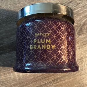 Partylite Plum Brandy 3-wick Candle